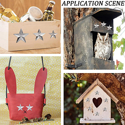 100 шт. 2 стиля железных подвесок и украшений для витрин&nbsp;AJEW-GF0012-15A