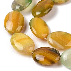 Натуральные полосатые агатовые / полосатые агатовые бусинки&nbsp;G-Q182-01B