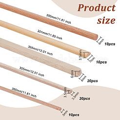 5 стиль деревянных палочек для поделок DIY-OC0011-72