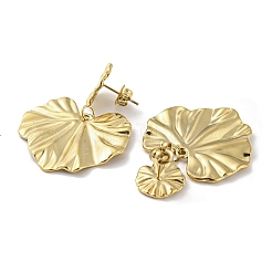 Серьги-гвоздики из нержавеющей стали 304 EJEW-G367-04G