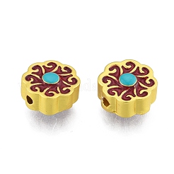 Legierung Emaille-Perlen&nbsp;LS-FIND-G035-39MG