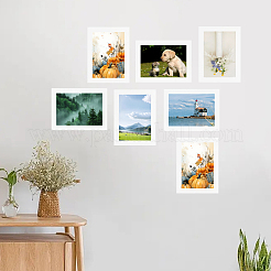 Прямоугольные картонные бумажные рамки для фотографий&nbsp;DIY-WH20062-28B