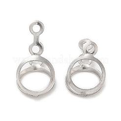 Подвеска-кабошон из не тускнеющей нержавеющей стали 316 STAS-C077-02A-P