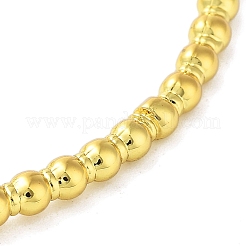 Латунь микро проложить кубического циркония манжеты браслеты&nbsp;BJEW-E095-02G