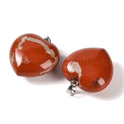 Pendentifs de jaspe rouge naturel&nbsp;GG-CBAA0EE-04P-15