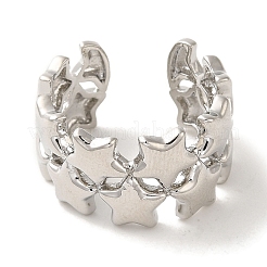 Стойки с покрытием латунные кольца манжеты RJEW-H228-17P