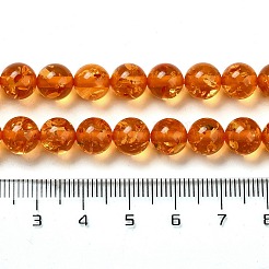 Stränge aus harzimitierten Bernsteinperlen&nbsp;X-RESI-Z017-01B