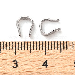 925 фурнитура для ушных манжет из стерлингового серебра с родиевым покрытием STER-K176-27P