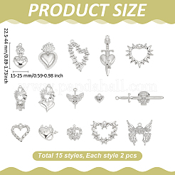 Подвески из сплава 30шт 15 стиля&nbsp;FIND-ME0001-84