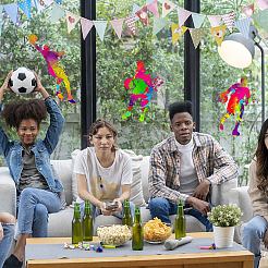 Наклейки на стену из пвх DIY-WH0228-556