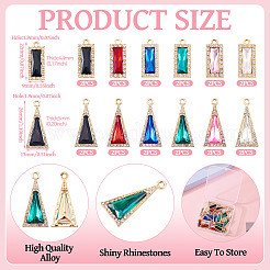 120 шт. подвески из цинкового сплава 12 цветов ALRI-TA0001-35