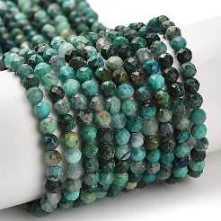 Chapelets de perles en chrysocolle naturelle&nbsp;G-K373-B06-03