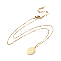 Слезинка с кулоном в виде розы жизни NJEW-A004-07G