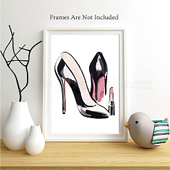 Химическое волокно масло холст стены искусства HJEW-WH0019-030