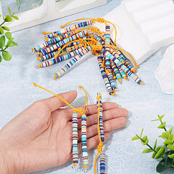 Handgefertigte Armbänder aus Polymerclay-Perlen&nbsp;AJEW-TAC00107