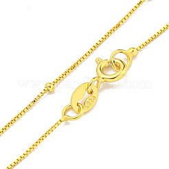 925 Sterling Silber Box Kette Halsketten&nbsp;NJEW-C052-17G