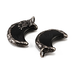 Natürlichen Obsidian Anhänger&nbsp;G-H359-05AS-02