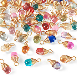 50шт подвески из искусственного нефритового стекла&nbsp;PALLOY-TAC0219