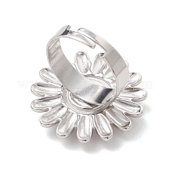 Anillos abiertos ajustables de acero inoxidable 304&nbsp;RJEW-JR01019-02
