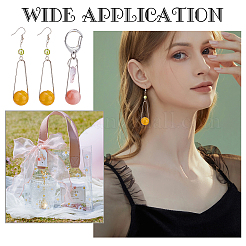 14 шт. 7-цветные акриловые подвески в стиле имитации драгоценных камней двухцветные большие&nbsp;STAS-UN0037-69