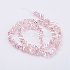 Стеклянные бусины с гальваническим покрытием &nbsp;X-EGLA-J146-6mm-AB02