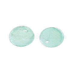Charms naturales de la cáscara&nbsp;BSHE-WH0014-01F