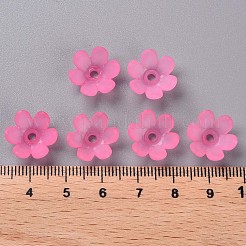 Матовые акриловые колпачки из бисера MACR-S371-07A-704