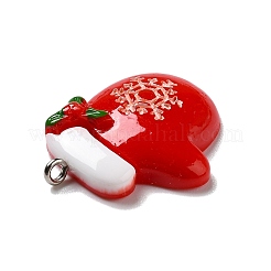 Pendentifs en résine opaque&nbsp;X-RESI-D055-009P