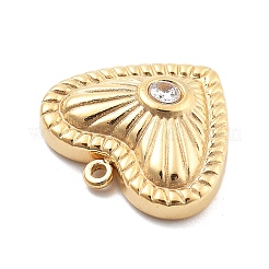 Pendentifs en strass en acier inoxydable 304&nbsp;STAS-R155-035C-G