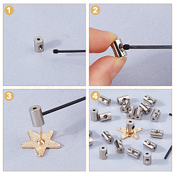 合金と真鍮のピンキーパーロック留め具  ラペルピンバック交換  レンチで  プラチナ  9x6mm&nbsp;TOOL-WH0059-082A-P