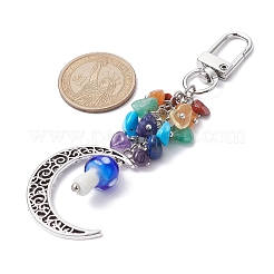 Decorazione pendente in lega di luna&nbsp;HJEW-JM01393