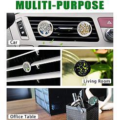 Clips de médaillon diffuseur de voiture en acier inoxydable 316&nbsp;STAS-BC0002-01