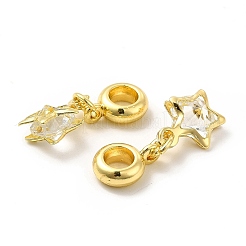 Европейские подвески из прозрачного стекла PALLOY-P289-07LG