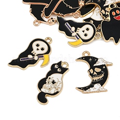 10 шт. 5 стиля подвески из экологически чистого сплава с эмалью&nbsp;ENAM-FP0003-20