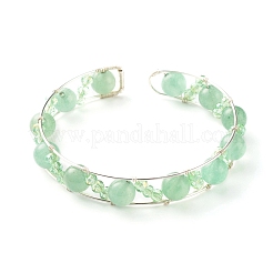 Conjunto de brazaletes curativos de reiki con cuentas de piedras preciosas mixtas naturales y sintéticas para niñas y mujeres&nbsp;X1-BJEW-TA00023