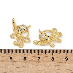 Латунные микро проложить кубического циркония подвески&nbsp;KK-C093-12G