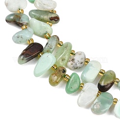 Натуральные хризопразные бисерные пряди&nbsp;G-A296-02