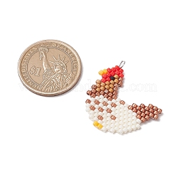 Подвески из стеклянного бисера ручной работы&nbsp;PALLOY-MZ00748-01