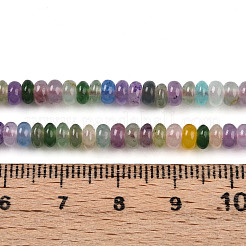 Окрашенные природные белый нефрит бисер пряди G-T139-57A-12