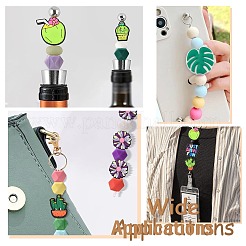 Пластиковые бусины пвх&nbsp;KY-CJ0002-11