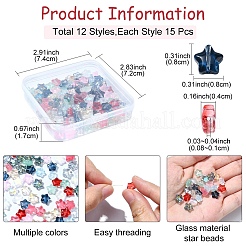 12 цвет прозрачного стекла&nbsp;GLAA-YW0003-67