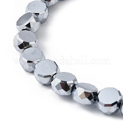 Стеклянные бусины с гальваническим покрытием &nbsp;EGLA-L045-G-FP01