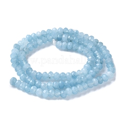 Окрашенная натуральная малайзия жадеит бусины пряди G-E316-2x4mm-64