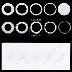 Boîtes en bois boîtes de collection de pièces en plastique affichage&nbsp;CON-WH0072-28