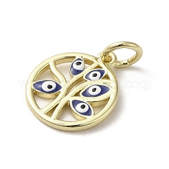 Латунь эмаль подвески&nbsp;KK-E092-15G-03