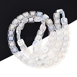 Гальванизируйте прозрачное стекло бисер нитей&nbsp;EGLA-N017-03A