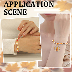 Тематика дня благодарения 1500 шт 5 цвета непрозрачные акриловые бусины&nbsp;MACR-SP0001-01A-03