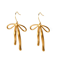 Серьги-бантики из нержавеющей стали 304&nbsp;FS-WG01322-01