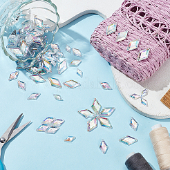 300 шт. 3 стиля акриловые пришивные стразы MACR-PH0001-76B