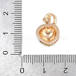 Подвески латунные горный хрусталь&nbsp;LS-KK-B145-02G-02